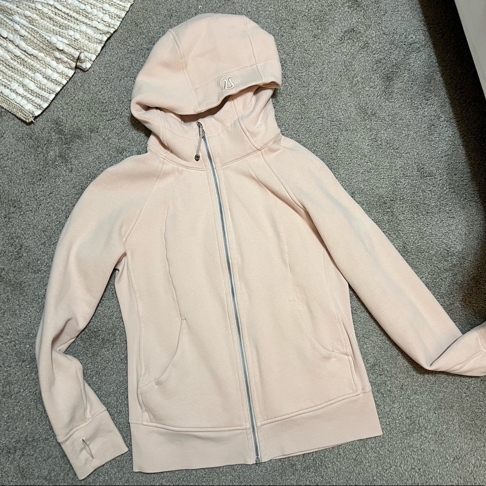 Lululemon full zip scuba jacket size 10